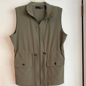 Riders by Lee Women’s L Olive Utility Zip Vest